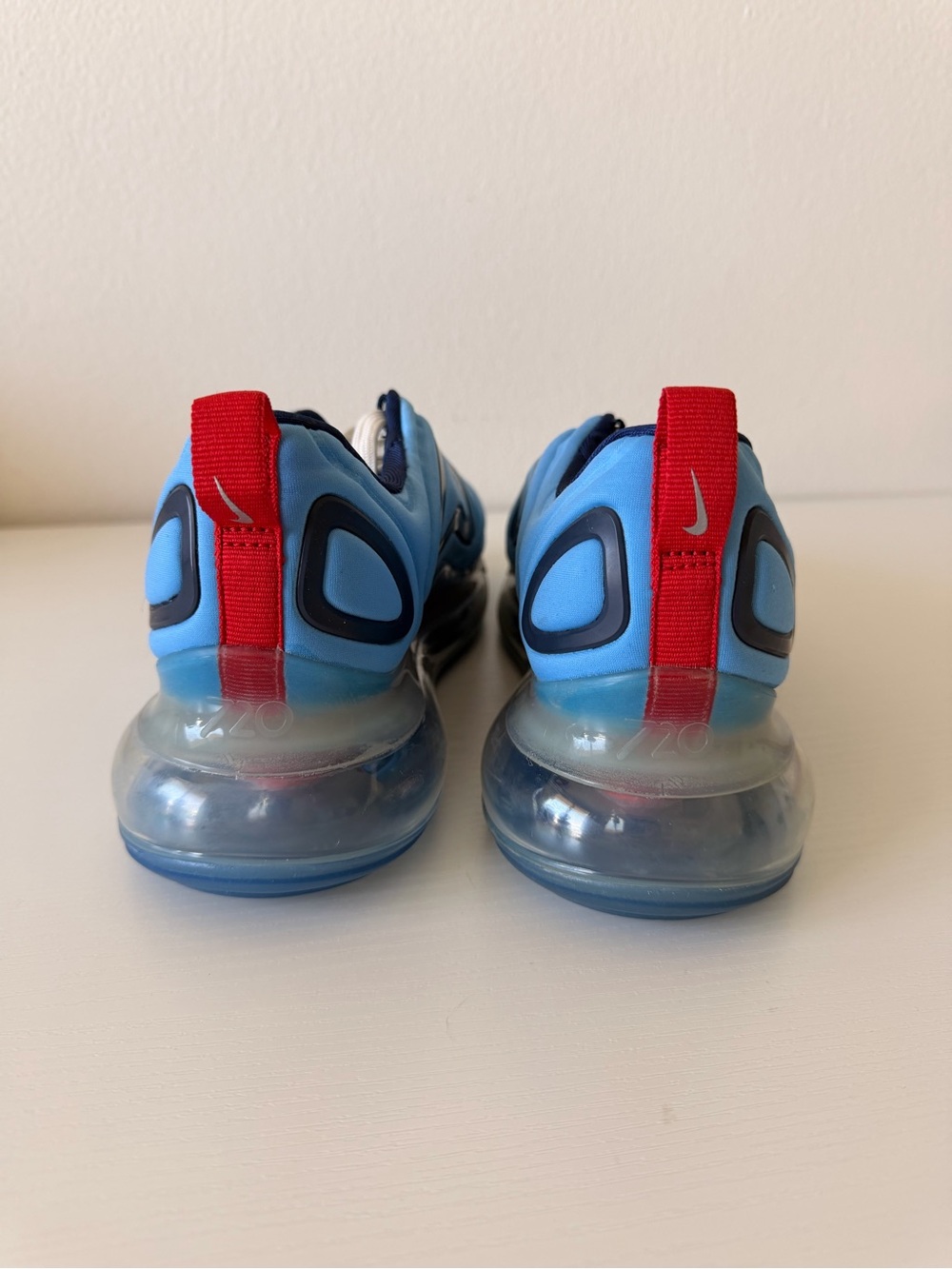 Nike Blue and Red Air Max 720 Sneakers Size 8.5 (25.5cm) - Picture 6 of 11